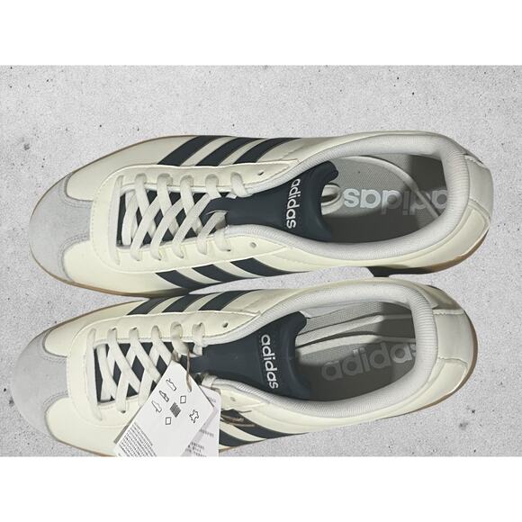 New Adidas VL Court 3.0 - White/Navy/Gum - Men\'s Size 11 (NWOB)